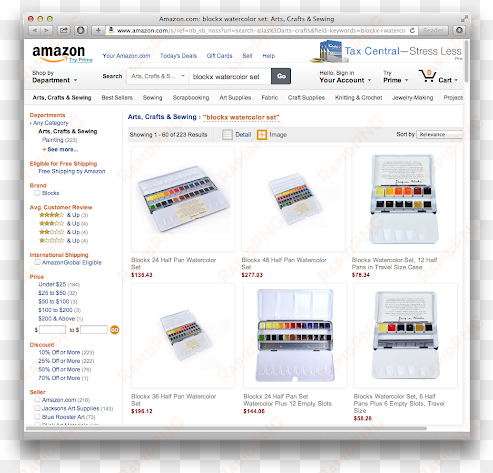 blockx watercolour sets are available at amazon - portable network graphics