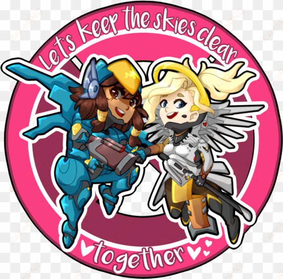 blogging overwatch overwatch fanart pharmercy pharah - w0nderland