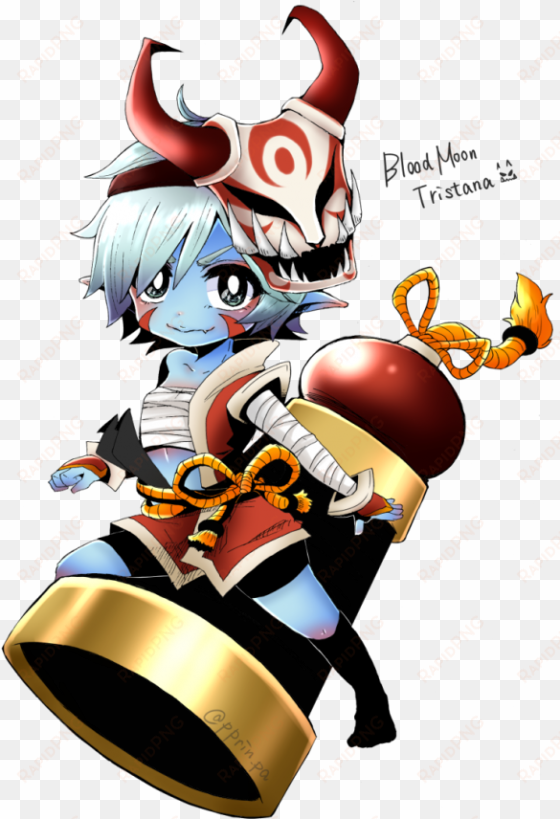 blood moon tristana - drawing