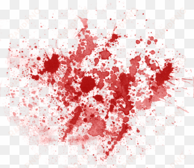 blood splatter twenty-seven - blood transparent background