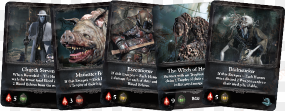 bloodborne-monsters - bloodborne the card game cards