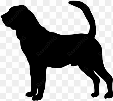 bloodhound clipart dog silhouette - bloodhound silhouette clip art