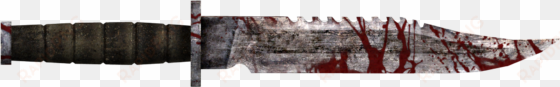 bloody saw blade png - combat knife with blood