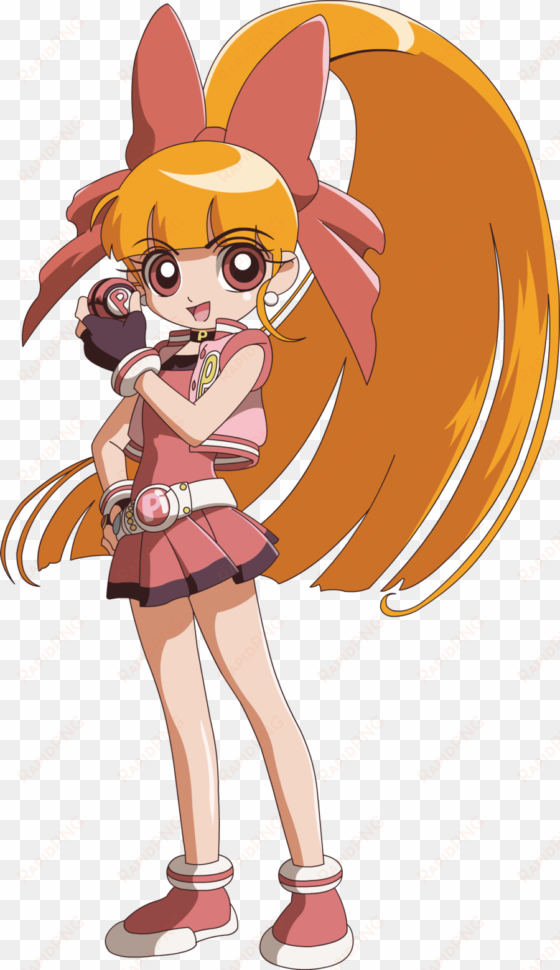 blossom - powerpuff girls z bubbles buttercup and blossom