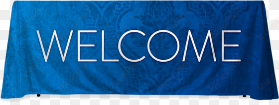 blue baroque welcome - blue