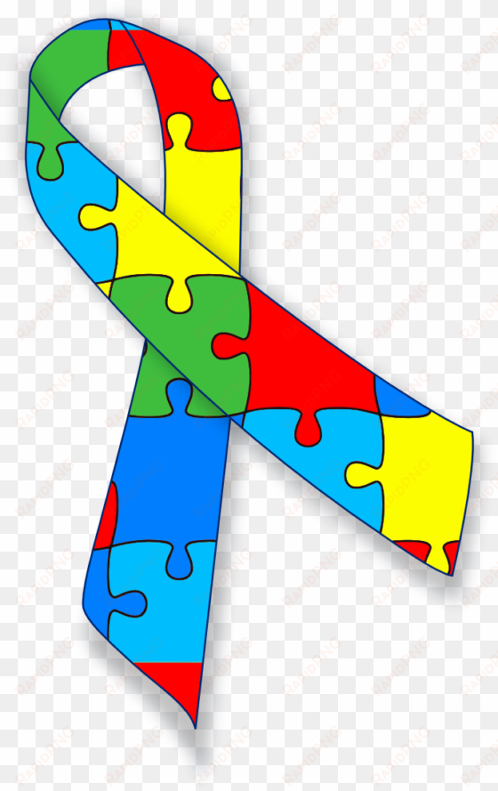 blue bow clip art also mental health awareness ribbon - autism ribbon svg free