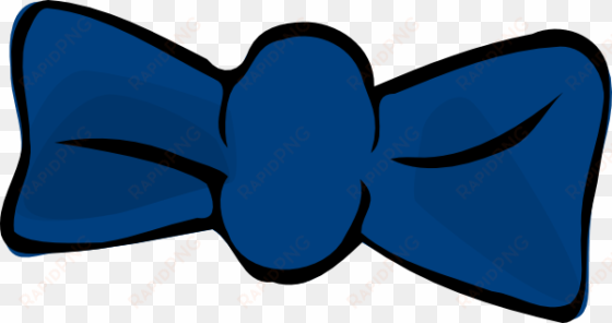 blue bow clip art - cartoon blue bow tie