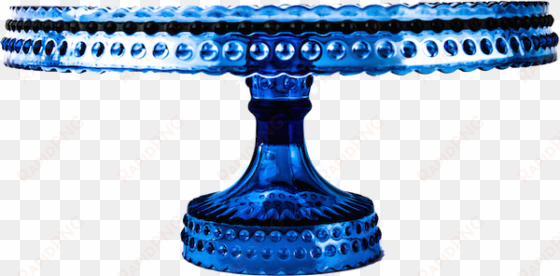 blue cake stand