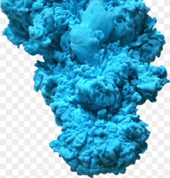 blue color smoke png