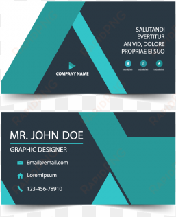 Blue Corporate Business Card, Business, Card, Template - Portable Network Graphics transparent png image
