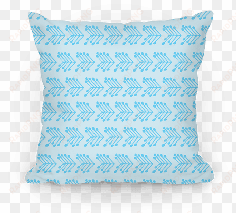 blue cute chevron pattern pillow - cute throw pillows png