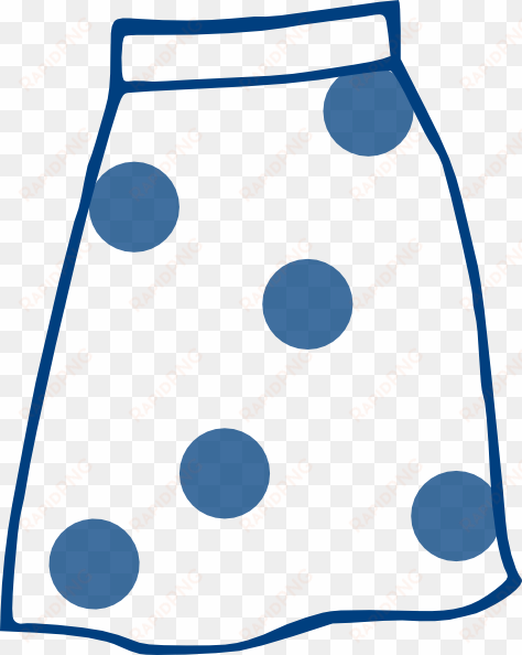 blue dot skirt svg clip arts 474 x 594 px