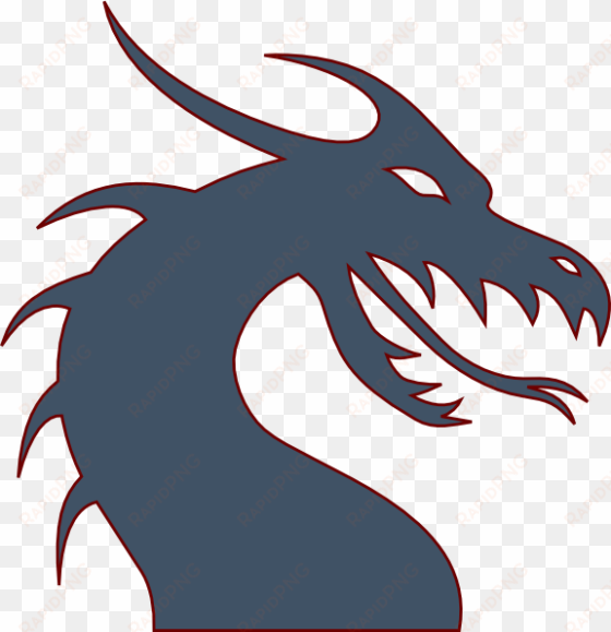 blue dragon clip art - dragon clip art blue