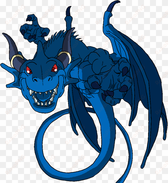 blue dragon clipart transparent - blue dragon