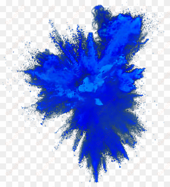 blue explosion powder - blue powder explosion png