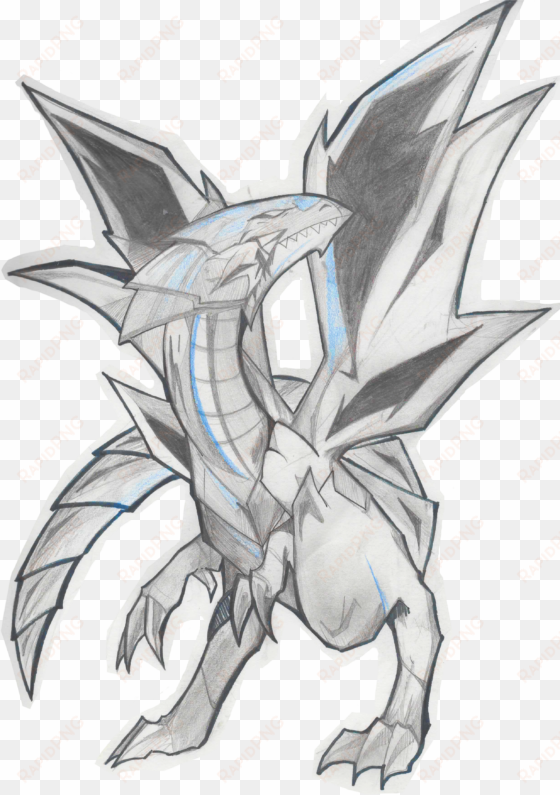 blue eyes white dragon - dragon