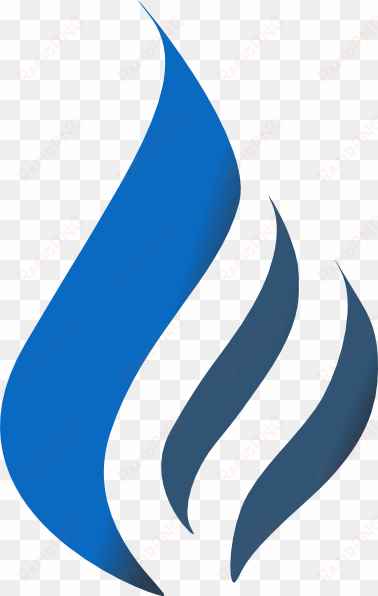 blue fire logo png