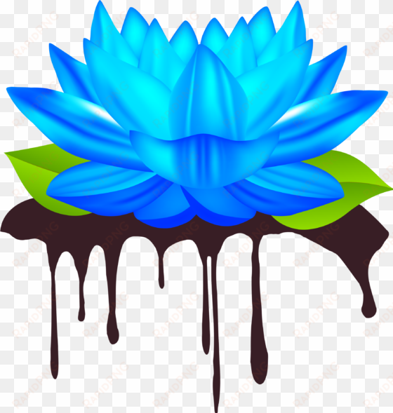 blue flower clipart spa