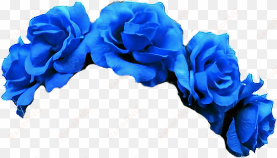 blue flower crown - blue flower crown png