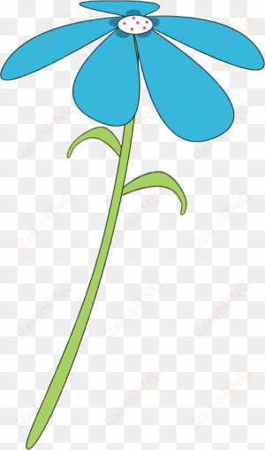 blue flower png, vectors, psd, and clipart for free - tall flower clip art