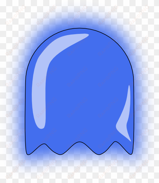 blue ghost svg clip arts 516 x 594 px