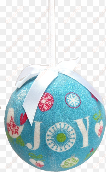blue glittered ornament with christmas polka dots - christmas day