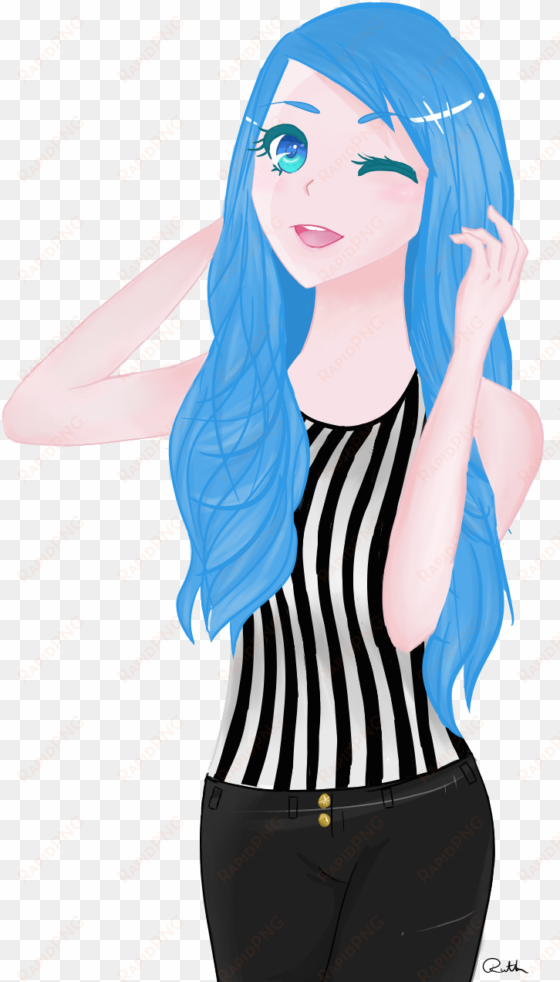 blue haired anime girl - anime girls with blue hair and blue eyes