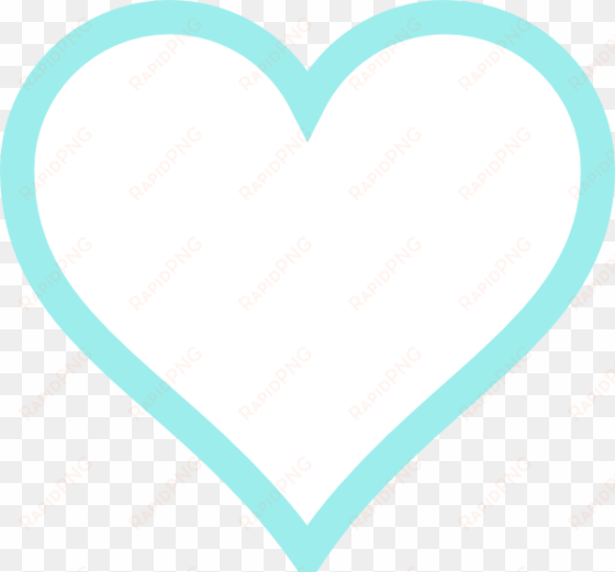 blue heart frame png - heart