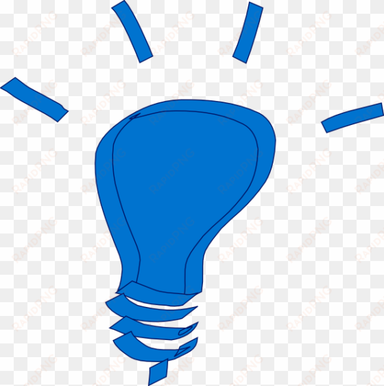 blue light bulb clip art - lightbulb clipart no background