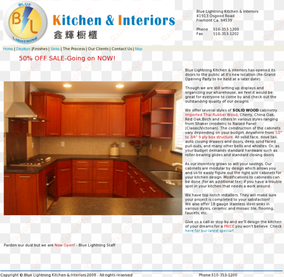 blue lightning kitchen & interiors competitors, revenue - kitchen interiors