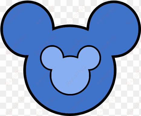 blue mickey ears - mickey mouse