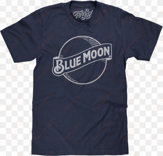 blue moon logo - blue moon skyline retro logo metal bar sign