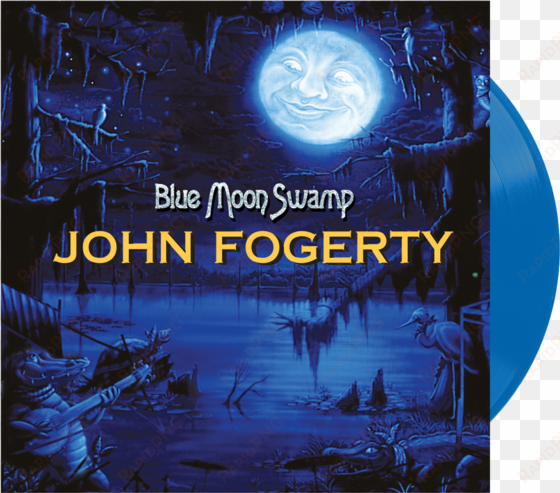 blue moon swamp • 180g blue vinyl lp - john fogerty blue moon swamp