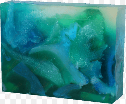 blue opal glycerin soap bar - soap