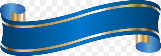 blue ribbon banner png