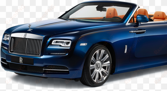 Blue Rolls-royce Against A Graphical Background - Rolls Royce Blue Convertible transparent png image