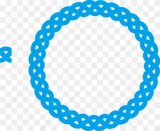 blue round frame png
