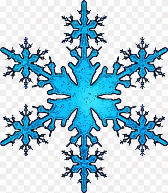 blue simple snowflakes icon png - clipart flocons de neige