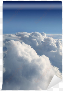 blue sky view from aircraft airplane and white clouds, - cloud