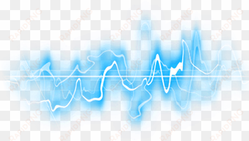 blue sound wave png