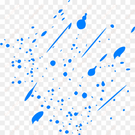 blue splitter splatter clip art at clker - blue paint splatters png