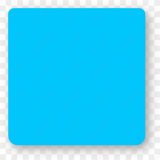 blue square rounded corners clip art at clker - neon light blue color