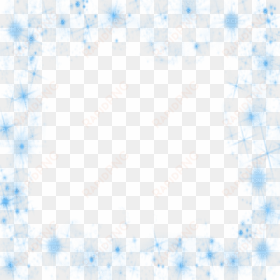 blue stars dust frame - blue stars frame png