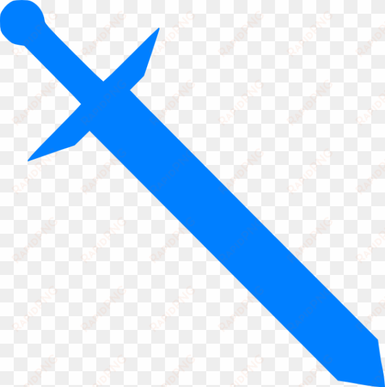 blue sword svg clip arts 594 x 597 px