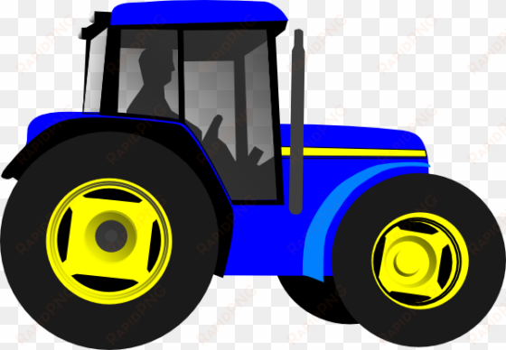 blue tractor svg clip arts 600 x 416 px