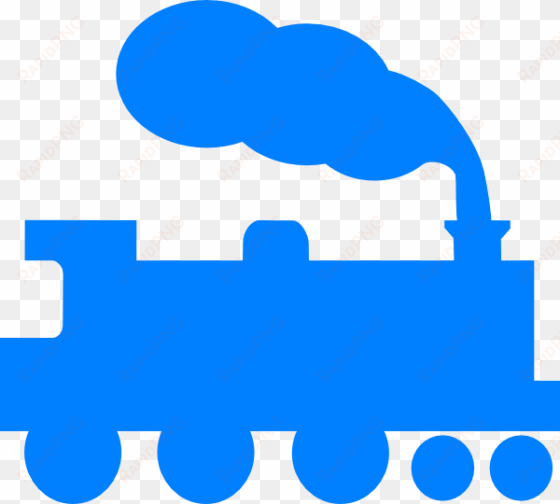 blue train silhouette clip art - tan train clip art