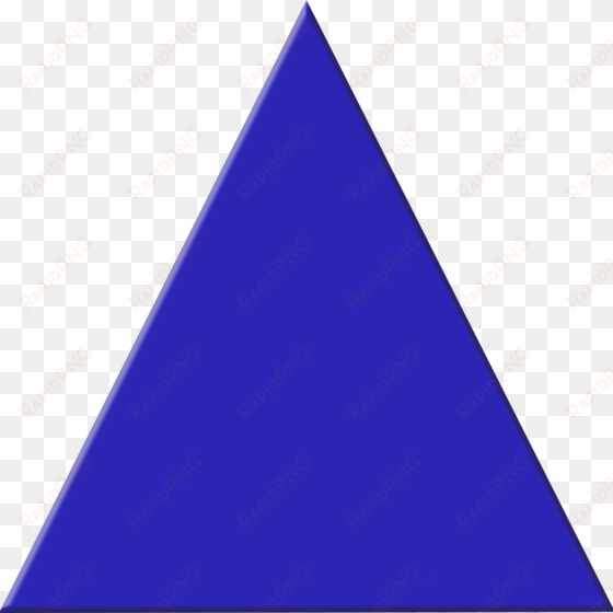 blue triangle image - blue triangle clipart