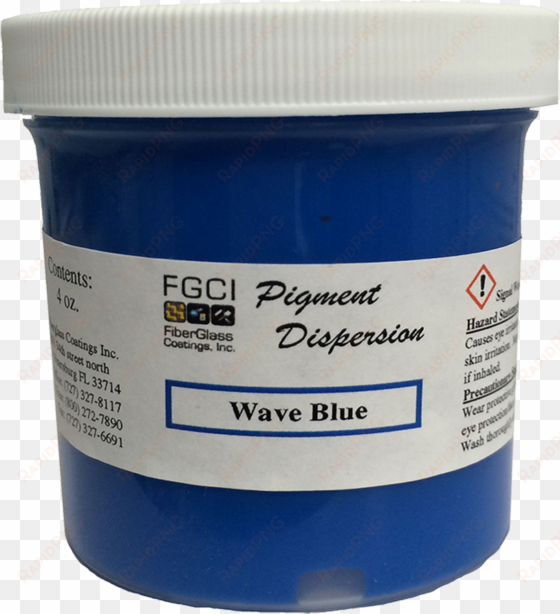 blue wave pigment dispersion, 4 oz - green deep pigment, 1 oz.