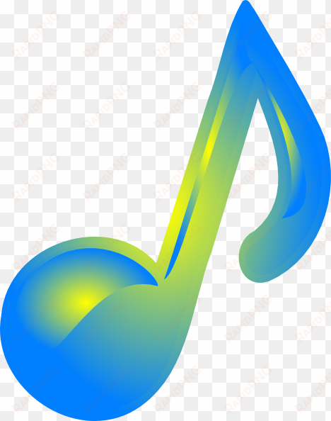 blue yellow music note svg clip arts 468 x 594 px