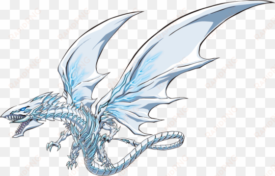 blueeyeswhitedragon full jp av - blue eyes white dragon render